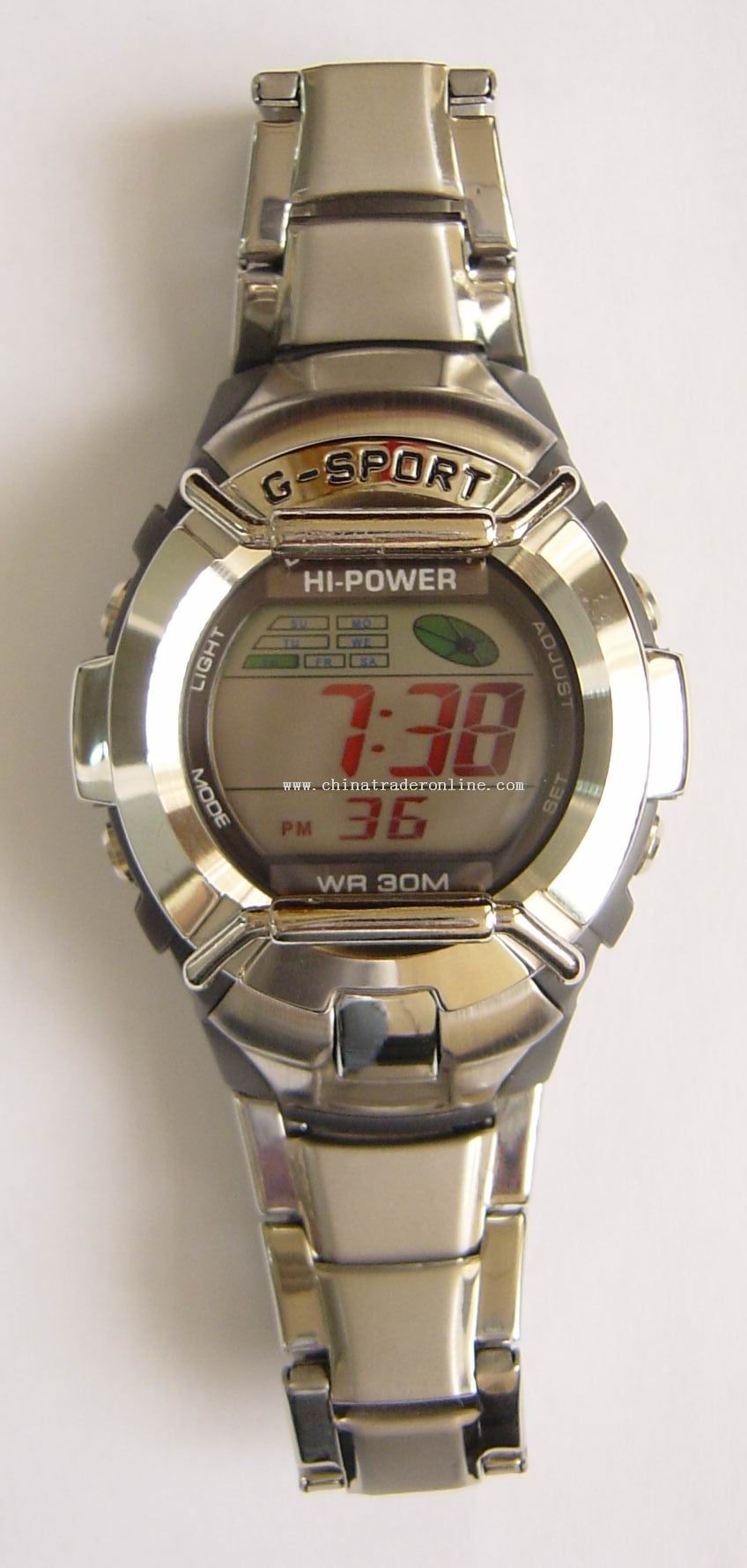 3 ATM Solar Power Watch Stainless Band And Case